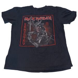Iron Maiden Samurai T-shirt Size Large Heavy Metal Band